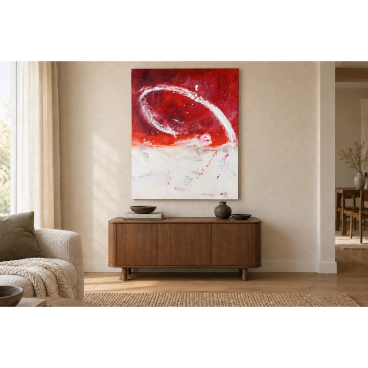 Red Coral II — Ambientación decorativa (imagen generada)
